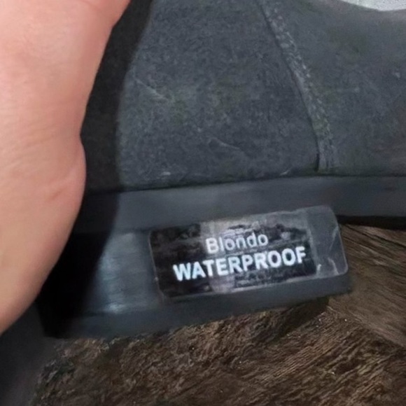 Blondo Charcoal Gray Over the Knee Waterproof Boots - Picture 3 of 8